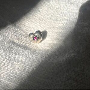 Pandora Pink Crystal Heart charm